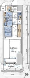 エステムプラザ横濱関内の間取り画像