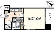 サムティレジデンス平和大通りの間取り画像