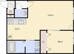 etoile信濃(エトワール)の間取り画像