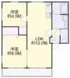 メゾン岡村Aの間取り画像