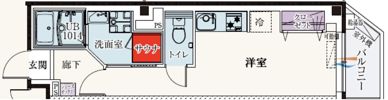 b’CASA KOIWA 2ndの間取り画像