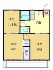 コーポナミキAの間取り画像