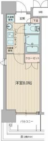 パルティール原駅前の間取り画像