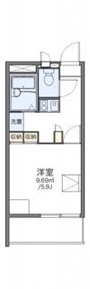 レオパレスキッショー2の間取り画像