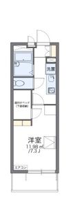 レオパレスハミング バードの間取り画像