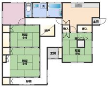 松葉町1丁目貸家の間取り画像