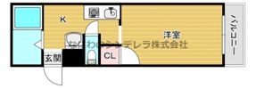 パールシティマンション玉出の間取り画像