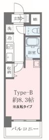 クレストコート難波サウスの間取り画像