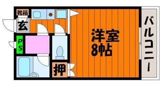 プリメゾン岡山南方の間取り画像