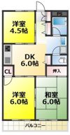 稲垣マンションの間取り画像