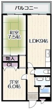 ディアコート氷野の間取り画像