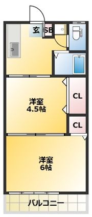 第3ヒルズハウスの間取り画像