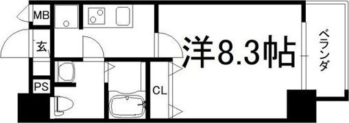 アドバンス大阪城エストレージャの間取り画像