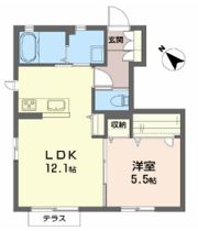 シャーメゾンアベールの間取り画像