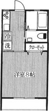 三鷹セントラルハイツの間取り画像