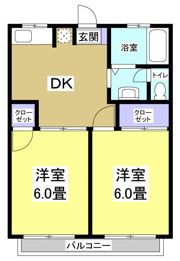 ソレイユ Aの間取り画像