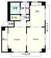 青木ハイムの間取り画像