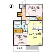 クレール B棟の間取り画像