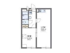 レオパレスエールⅡの間取り画像