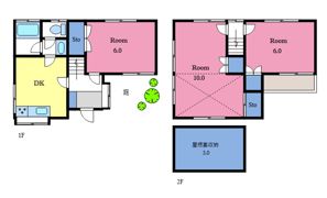 北町8丁目戸建の間取り画像