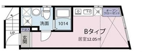 シカダナカノの間取り画像