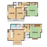 田宮2丁目17-11戸建の間取り画像