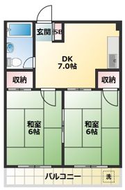 山口マンションの間取り画像