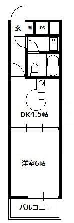 イースタンプラザ北野の間取り画像