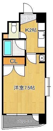 ニューサンリバー6番館の間取り画像