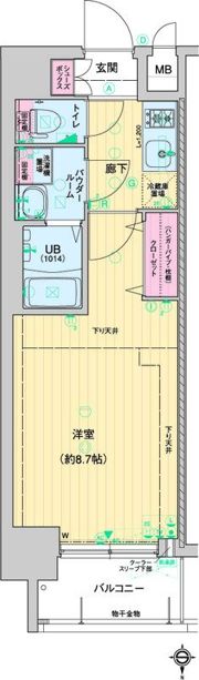 レオンコンフォート桜ノ宮の間取り画像