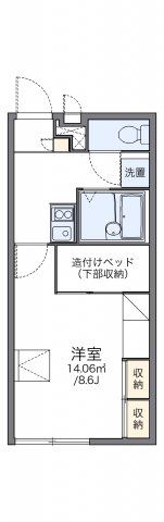 レオパレス城西の間取り画像