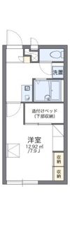 レオパレスメルベーユ松原の間取り画像
