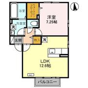 リビングタウン三橋西 Aの間取り画像