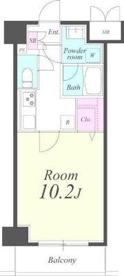クレシェンテ月島の間取り画像