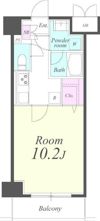 クレシェンテ月島の間取り画像