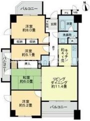 アルファガーデン番町2の間取り画像