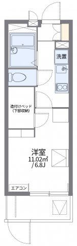 レオパレス平塚Ⅱの間取り画像