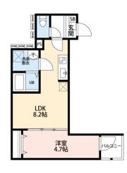 carezza足立入谷の間取り画像