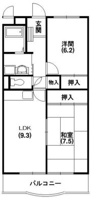 メゾンコスモスの間取り画像