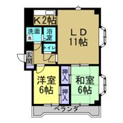 サンシティウィンディコートの間取り画像