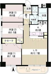 サンハイムの間取り画像