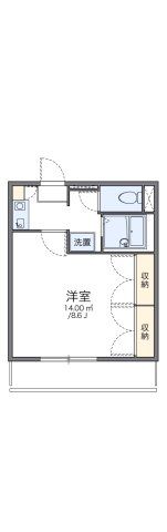 レオパレスメローネⅡの間取り画像