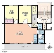 テレパレス所沢の間取り画像