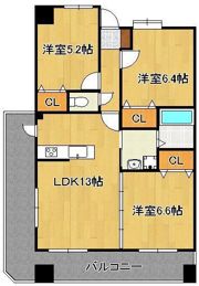 オロマーレ浅川の間取り画像