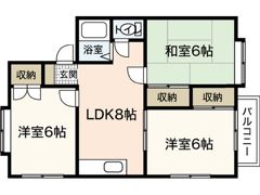 ファミーユ高取の間取り画像