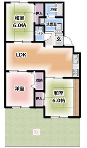 メゾン デ クルールの間取り画像