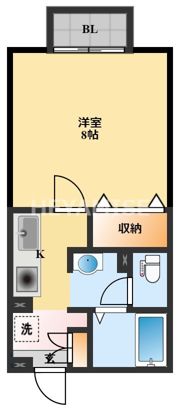 ミレニアムスクウェアA棟の間取り画像