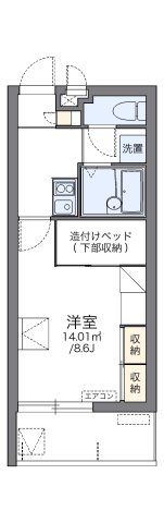レオパレスKMティーダⅡの間取り画像