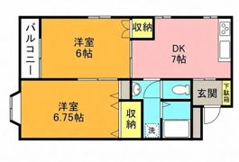 ハイムルクセーヌの間取り画像