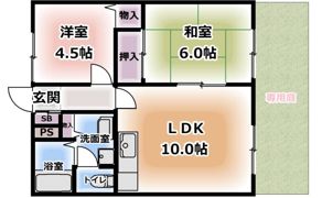 エスポワールAの間取り画像